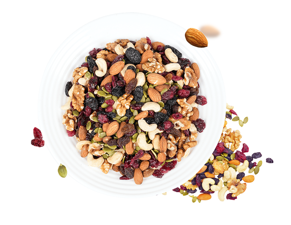 Nuci mixte zilnice fructe conservate a